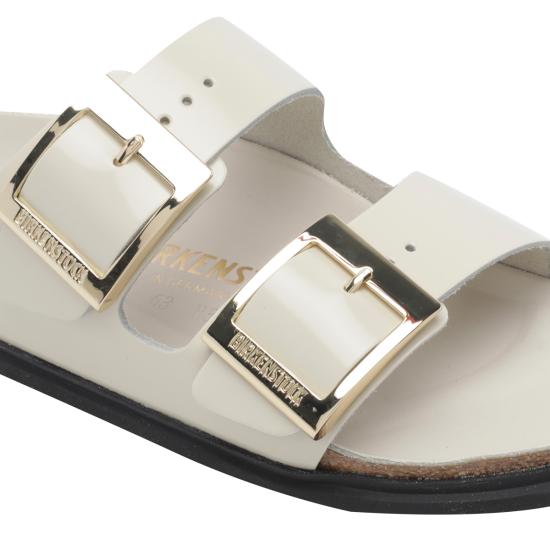 26SS 버켄스탁 뮬/슬리퍼 1031809 SHINE ECRU White - BIRKENSTOCK