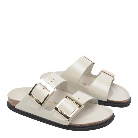 26SS 버켄스탁 뮬/슬리퍼 1031809 SHINE ECRU White - BIRKENSTOCK