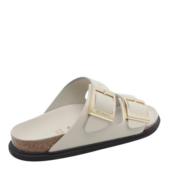 26SS 버켄스탁 뮬/슬리퍼 1031809 SHINE ECRU White - BIRKENSTOCK