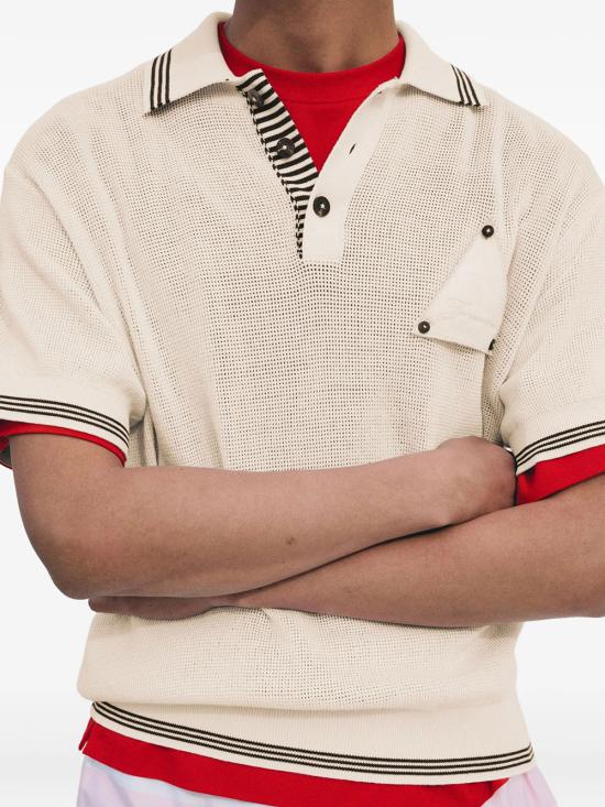 26SS 자크뮈스 폴로 티셔츠 POM00618AK00318 100 WHITE - JACQUEMUS