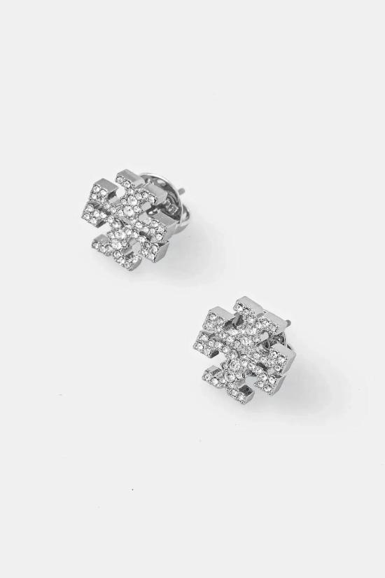 26FW 토리버치 이어링 158535 042 TORY SILVER CRYSTAL - TORY BURCH
