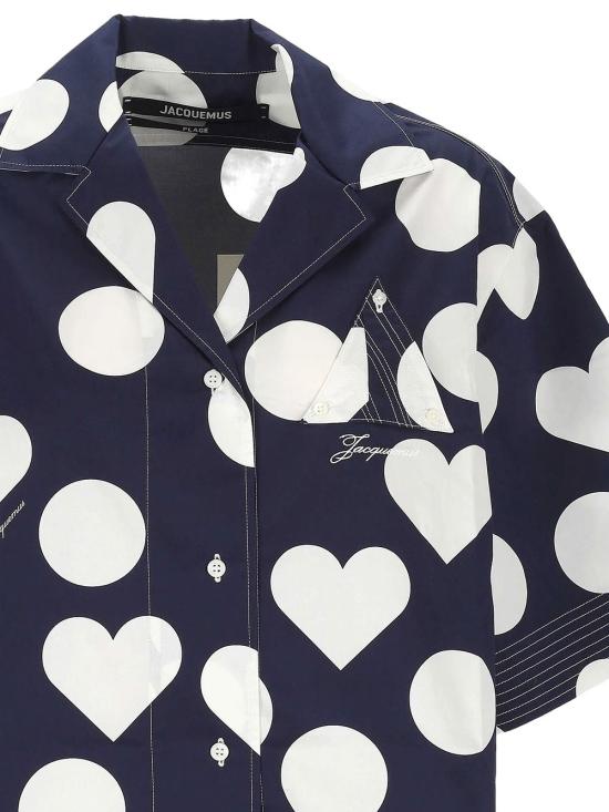 26SS 자크뮈스 블라우스 SHW00567AW00841 3HD NAVY - JACQUEMUS
