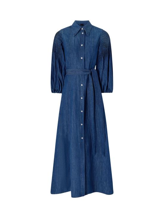 26SS 핑코 롱 원피스 106401 A33JPJL DARK BLUE