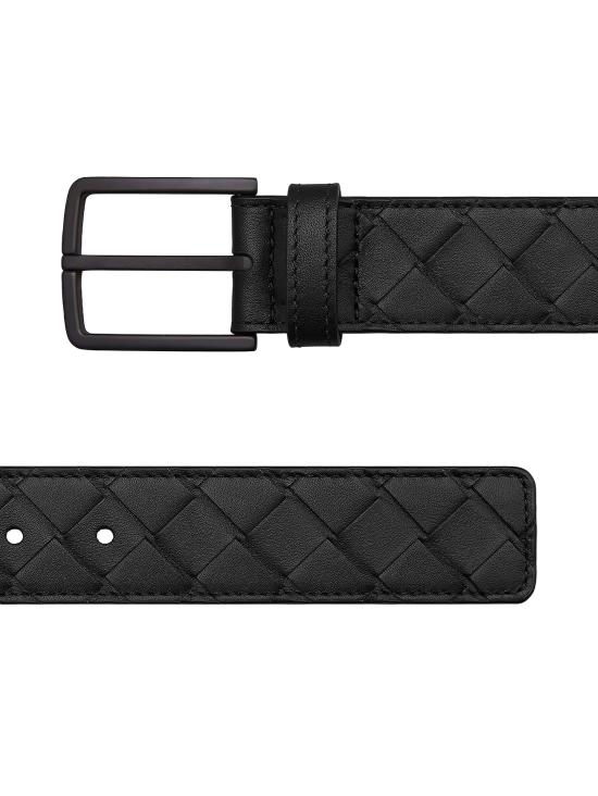 26FW 보테가베네타 인트레치아토 레더 벨트 609182 V4KF18984 - BOTTEGA VENETA