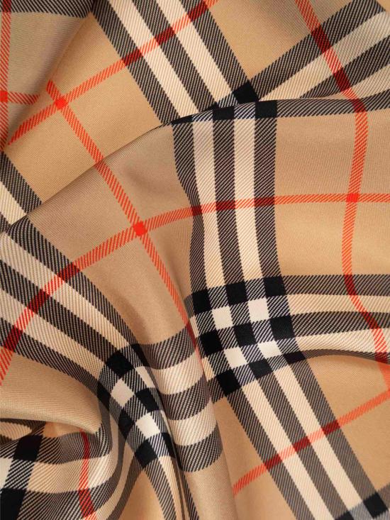 26FW 버버리 체크 실크 스카프 8113048 A2021 SAND - BURBERRY