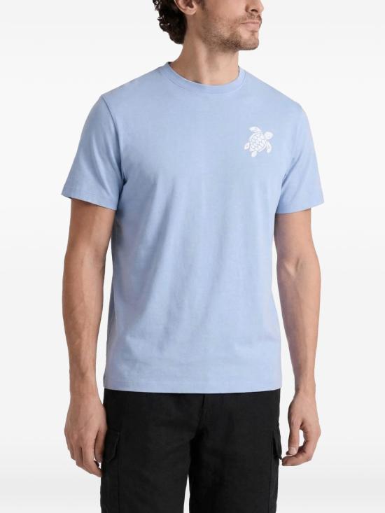 26SS 빌보콰 반팔 티셔츠 PSLCM919 615 Light blue - VILEBREQUIN