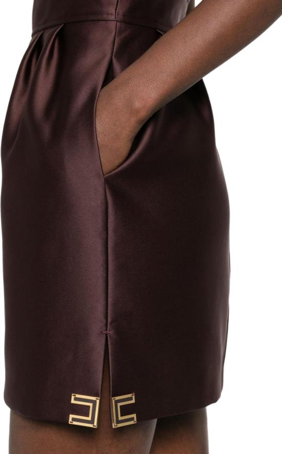 26SS 엘리자베타프랜치 숏 원피스 AB87561E2644 BROWN - ELISABETTA FRANCHI