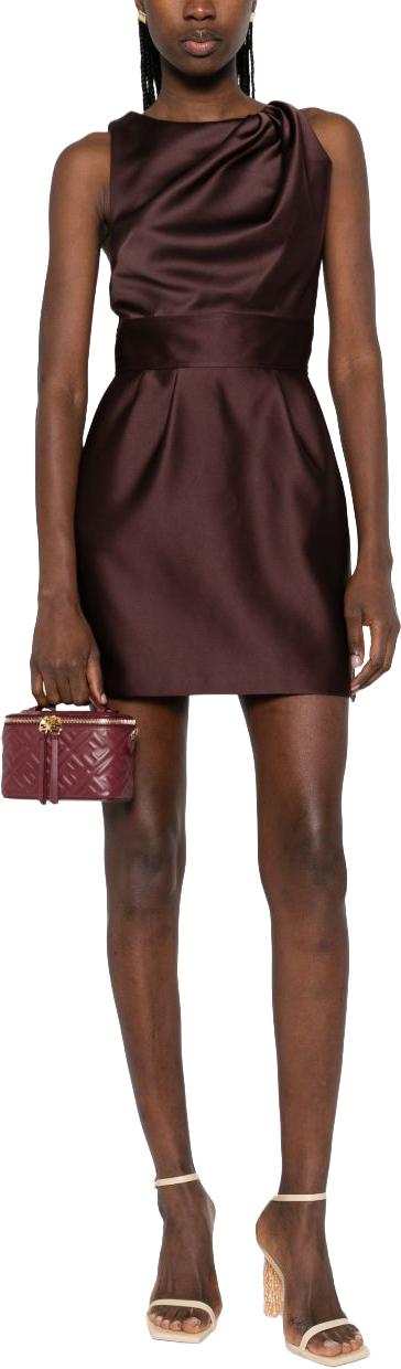 26SS 엘리자베타프랜치 숏 원피스 AB87561E2644 BROWN - ELISABETTA FRANCHI