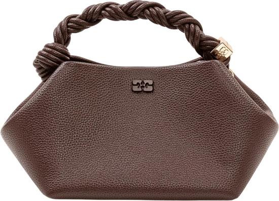 26FW 가니 그레인드 스몰 부백 A7274979 BROWN