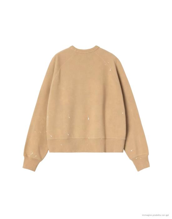 26FW 칼하트 WIP 긴팔 티셔츠 I036843 07EEJ CAMEL - CARHARTT WIP