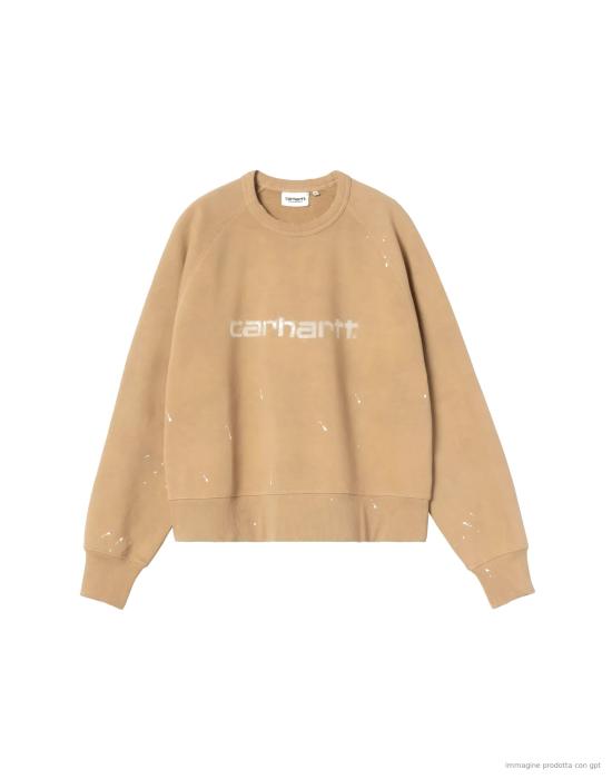 26FW 칼하트 WIP 긴팔 티셔츠 I036843 07EEJ CAMEL