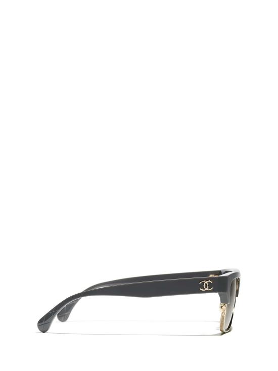 26FW 샤넬 선글라스 CH5558 1813 2 SOLID GREY - CHANEL