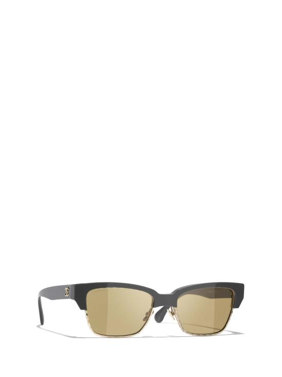 26FW 샤넬 선글라스 CH5558 1813 2 SOLID GREY - CHANEL
