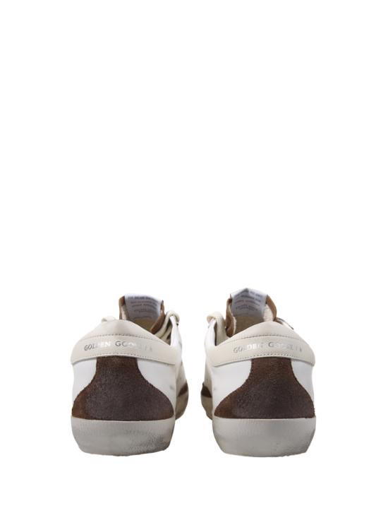 26FW 골든구스 스니커즈 GMF00102 F008695 83401 WHITE BROWN BLUE DENIM CREAM - GOLDEN GOOSE