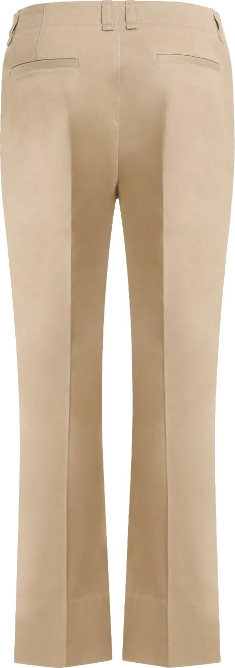  생로랑 코튼 드릴 스트레이트 레그 팬츠 786680Y1A622965BEIGE DIVERS - SAINT LAURENT