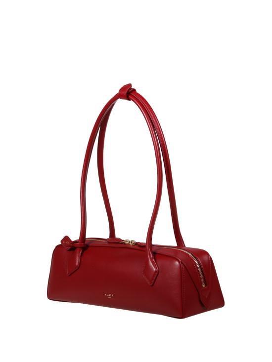 26FW 알라이아 르 테켈 미디움 레더 숄더백 AA1S06033I061 U18 ROUGE CARMIN - ALAIA