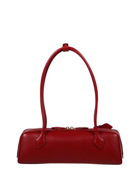 26FW 알라이아 르 테켈 미디움 레더 숄더백 AA1S06033I061 U18 ROUGE CARMIN - ALAIA