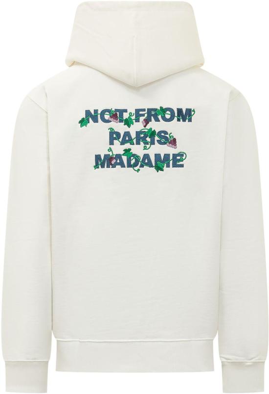 26FW 드롤드무슈 후드 티셔츠 LHO208CO127OW WHITE - DROLE DE MONSIEUR