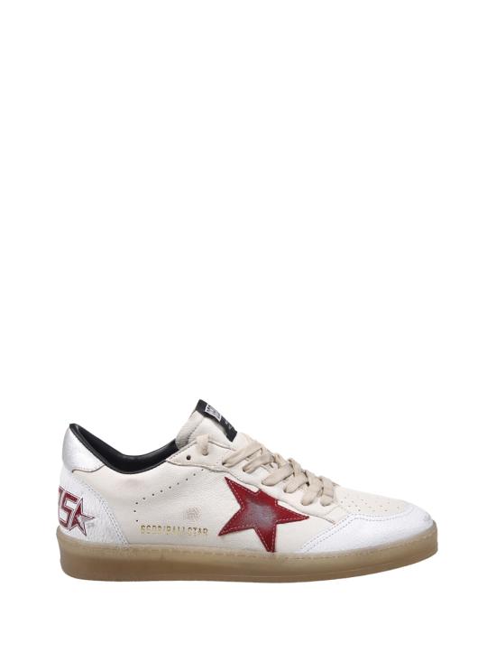 26FW 골든구스 스니커즈 GMF00117 F008742 15987 BUTTER BEIGE WHITE RED SILVER