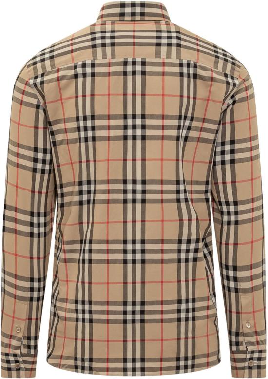26FW 버버리 체크 코튼 셔츠 8070577A7028 BEIGE - BURBERRY