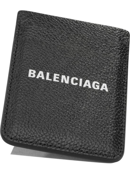 26FW 발렌시아가 그레인드 카프스킨 캐쉬 마그네틱 카드 홀더 6758352AAYH1090 - BALENCIAGA