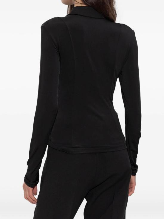26SS 가니 긴팔 티셔츠 A1040237099 Black - GANNI