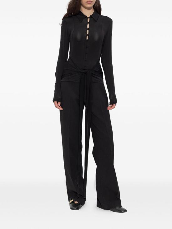 26SS 가니 긴팔 티셔츠 A1040237099 Black - GANNI