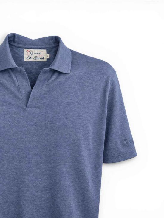 26SS 세인트바쓰 폴로 티셔츠 FRS000100119L00119L Blue - MC2 SAINT BARTH