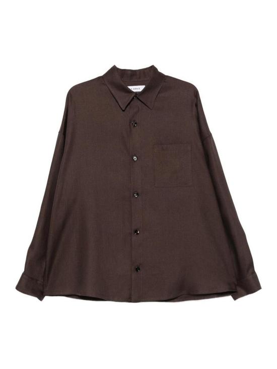 26SS 비에이블 긴팔 셔츠 26SHALERCACAO Brown
