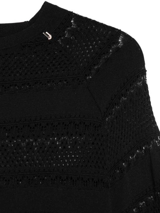 26SS 리우조 긴팔 티셔츠 CA6353MS55N22222 Black - LIU JO