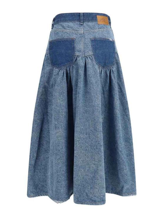 26SS 가니 데님 스커트 A1090247567 Medium Wash - GANNI