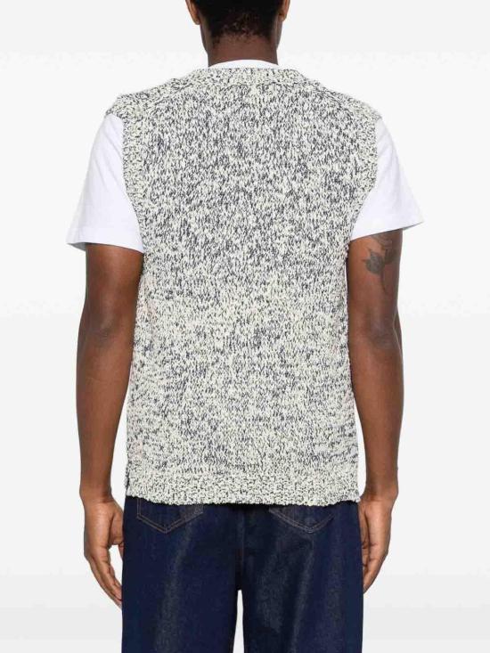 26SS 아마란토 니트 베스트 B9AB0044ABF Dark Blue - AMARANTO