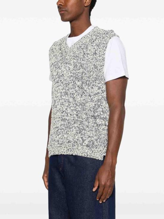 26SS 아마란토 니트 베스트 B9AB0044ABF Dark Blue - AMARANTO