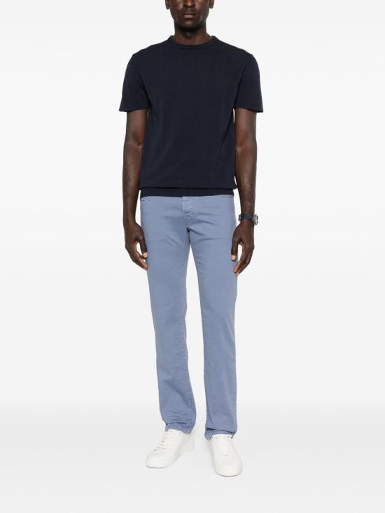 26SS 다니엘피에솔리 반팔 티셔츠 DF03070023 Blue - DANIELE FIESOLI