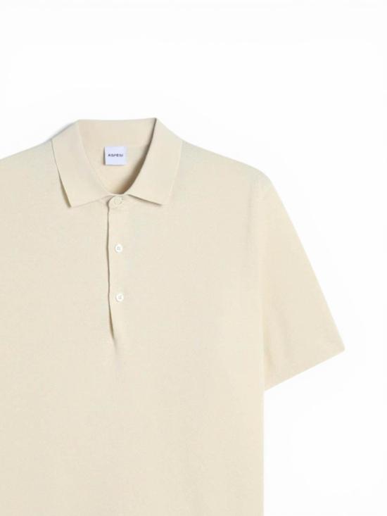 26SS 아스페시 폴로 티셔츠 QM062D09610042 Beige - ASPESI