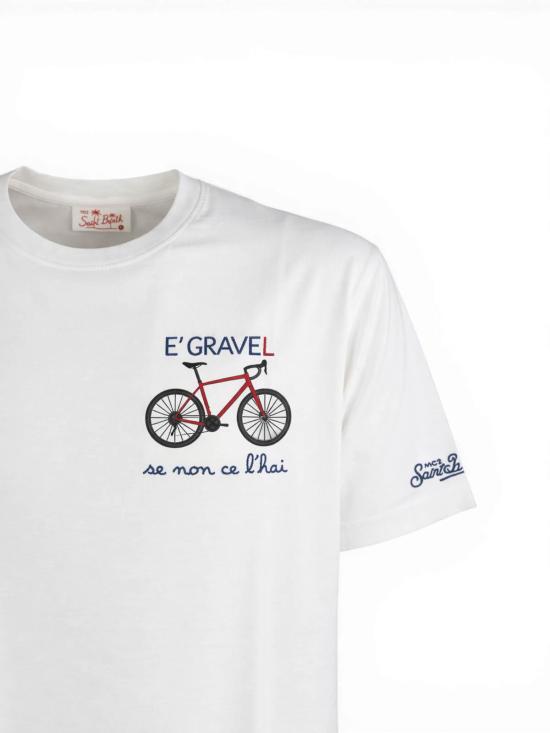 26SS 세인트바쓰 반팔 티셔츠 POT000108619L08619L White - MC2 SAINT BARTH