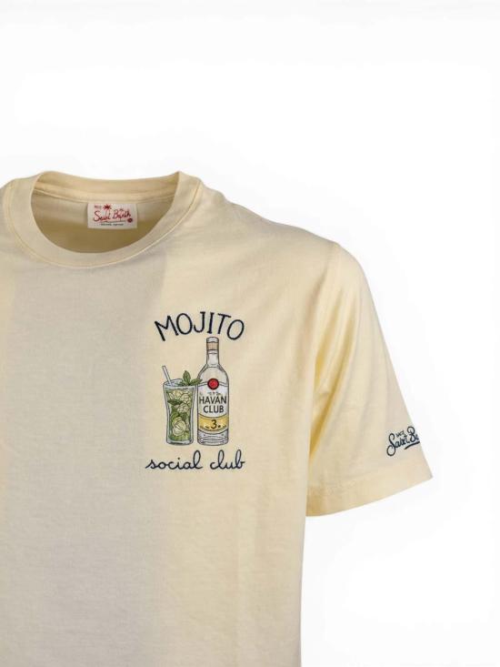 26SS 세인트바쓰 반팔 티셔츠 POT000107970L07970L Beige - MC2 SAINT BARTH