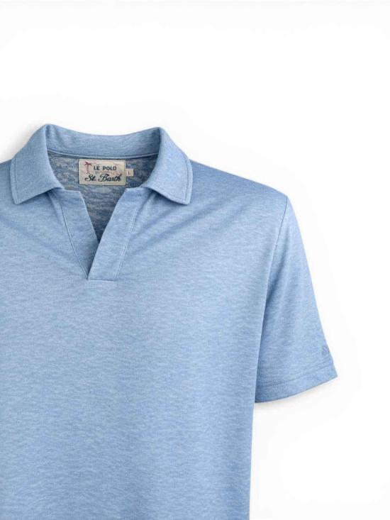 26SS 세인트바쓰 폴로 티셔츠 FRS000100143L00143L Light Blue - MC2 SAINT BARTH