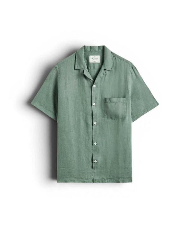 26SS 포르투기스플란넬 반팔 셔츠 SS26067DRYGREEN Green