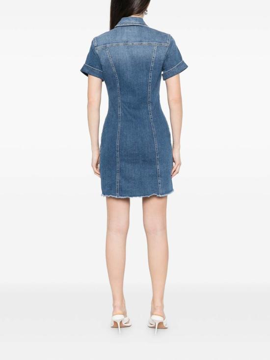 26SS 리우조 데님 원피스 UA6175DS05778998 Medium Wash - LIU JO