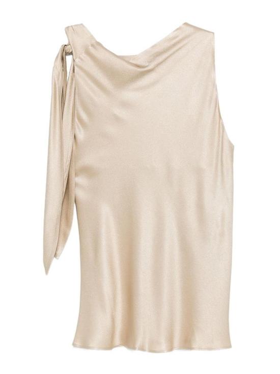 26SS 안토넬리 피렌체 민소매 티셔츠 CLOEQ5860794120 Beige - ANTONELLI FIRENZE
