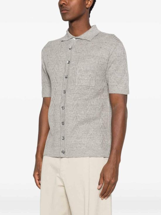 26SS 다니엘피에솔리 폴로 티셔츠 DF30860010 Grey - DANIELE FIESOLI
