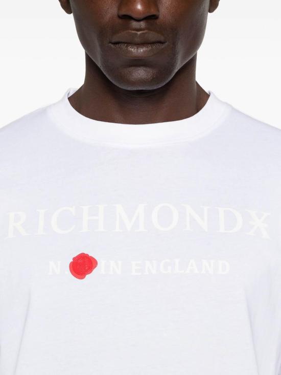 26SS 존 리치몬드 반팔 티셔츠 UMP26020TSRSCSAKANTAWHT White - JOHN RICHMOND