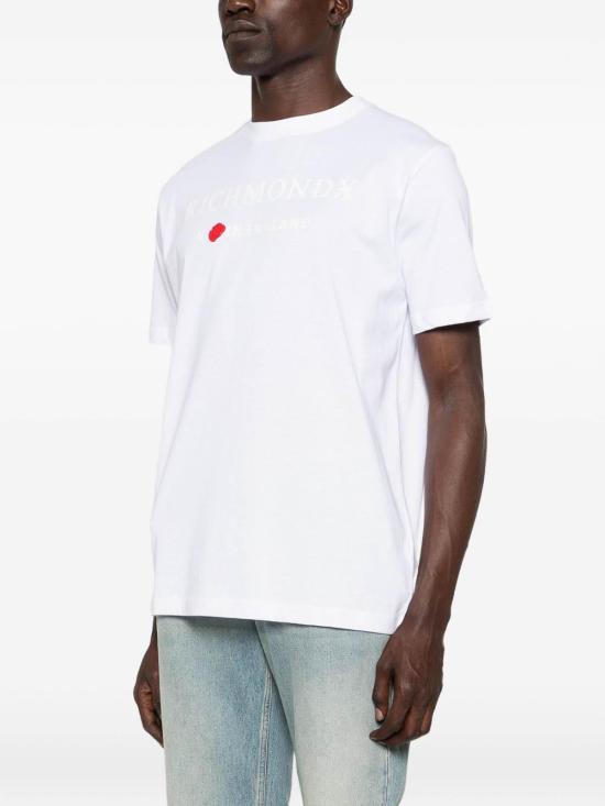 26SS 존 리치몬드 반팔 티셔츠 UMP26020TSRSCSAKANTAWHT White - JOHN RICHMOND