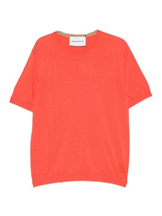 26SS 아마란토 반팔 티셔츠 B9AB0030ABV416 Red