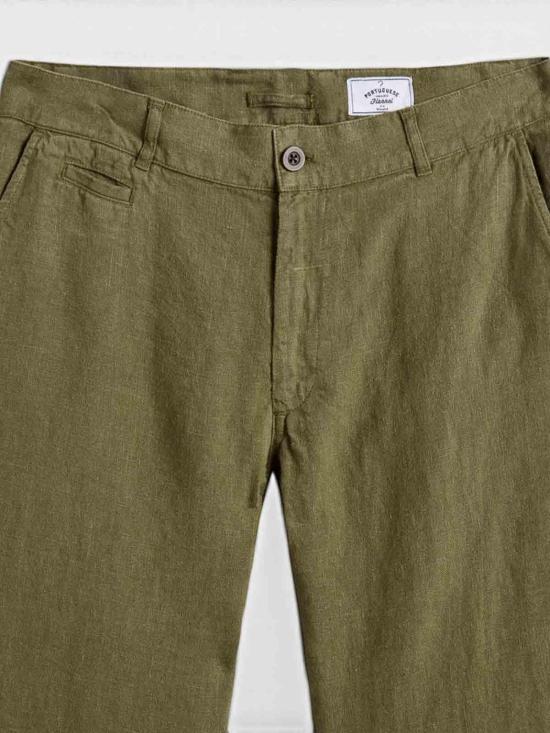 26SS 포르투기스플란넬 스트레이트 팬츠 SS26069OLIVE Green - PORTUGUESE FLANNEL