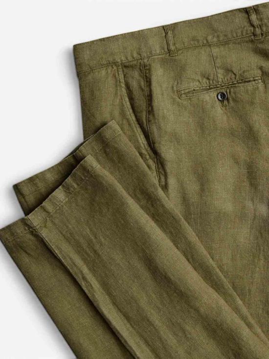 26SS 포르투기스플란넬 스트레이트 팬츠 SS26069OLIVE Green - PORTUGUESE FLANNEL