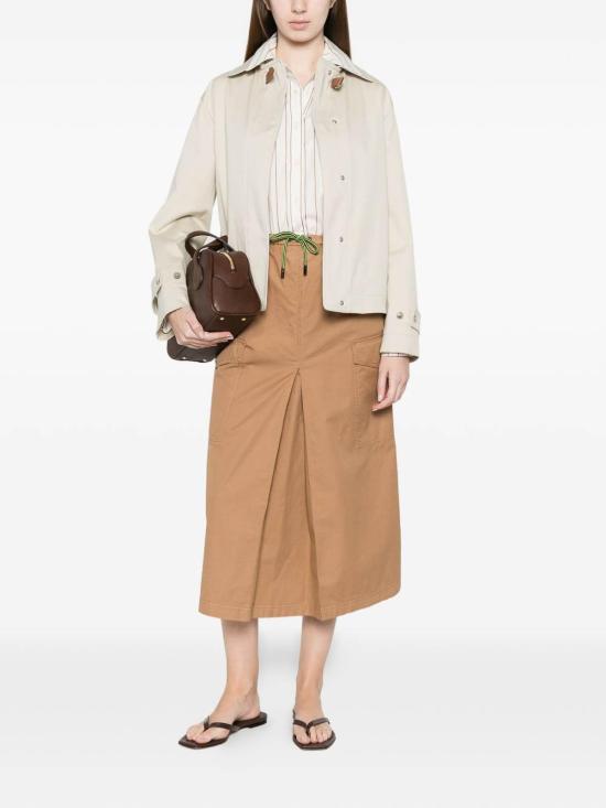 26SS 에르노 미디 스커트 GN000105D13211T2157T02 Beige - HERNO