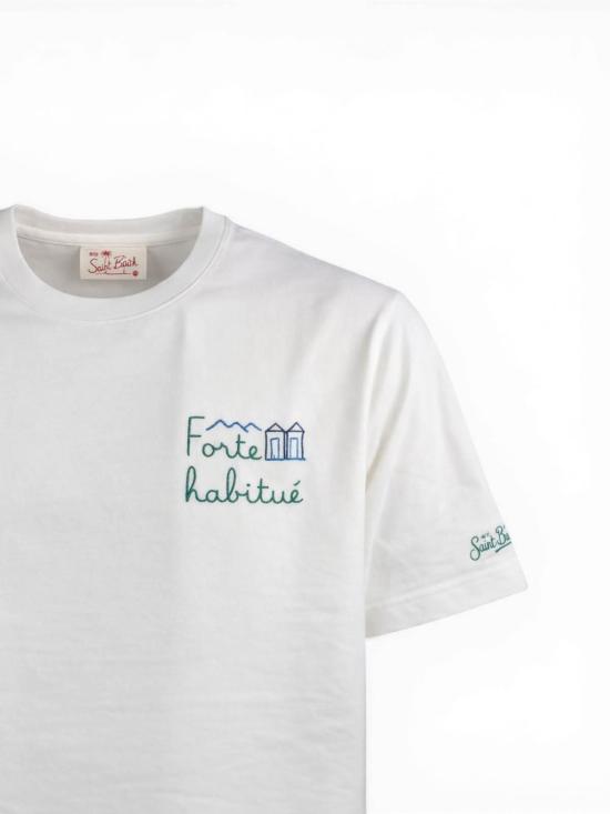 26SS 세인트바쓰 반팔 티셔츠 POT000103685L03685L White - MC2 SAINT BARTH