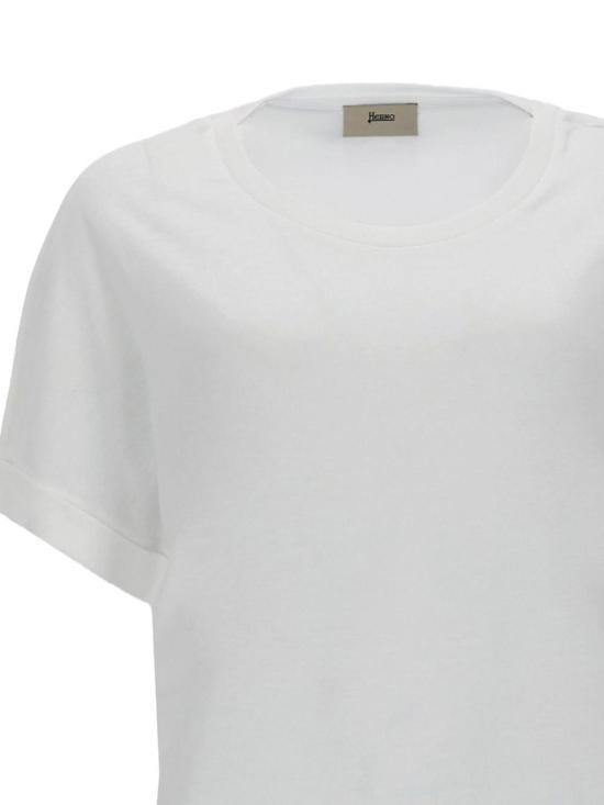 26SS 에르노 반팔 티셔츠 JG000312D520561000 White - HERNO